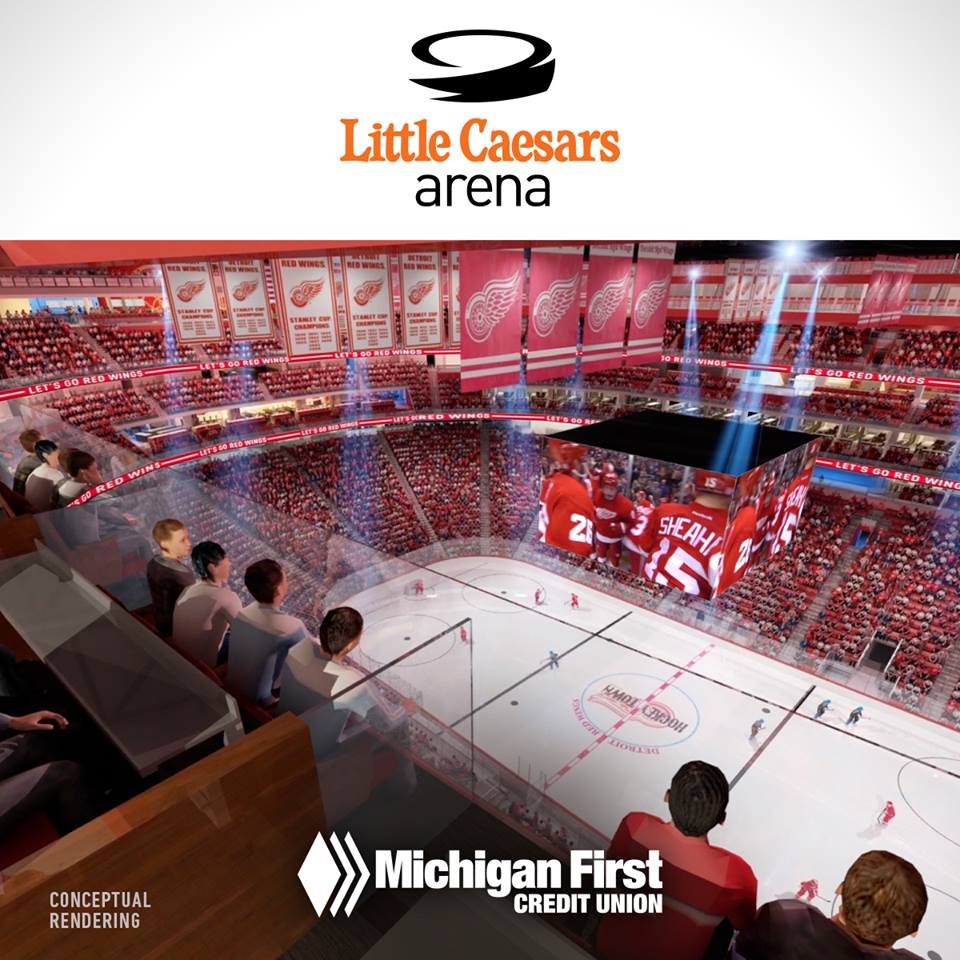 Little Caesars Arena shows off the high-tech suite life