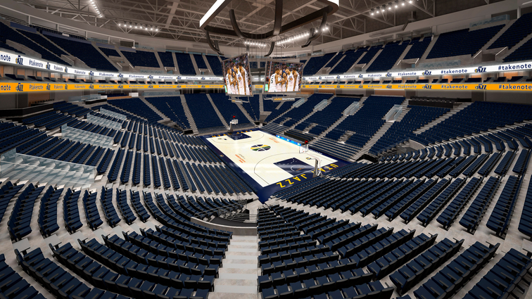 Vivint Smart Home Arena to Feature Blue Cushioned Seats ...