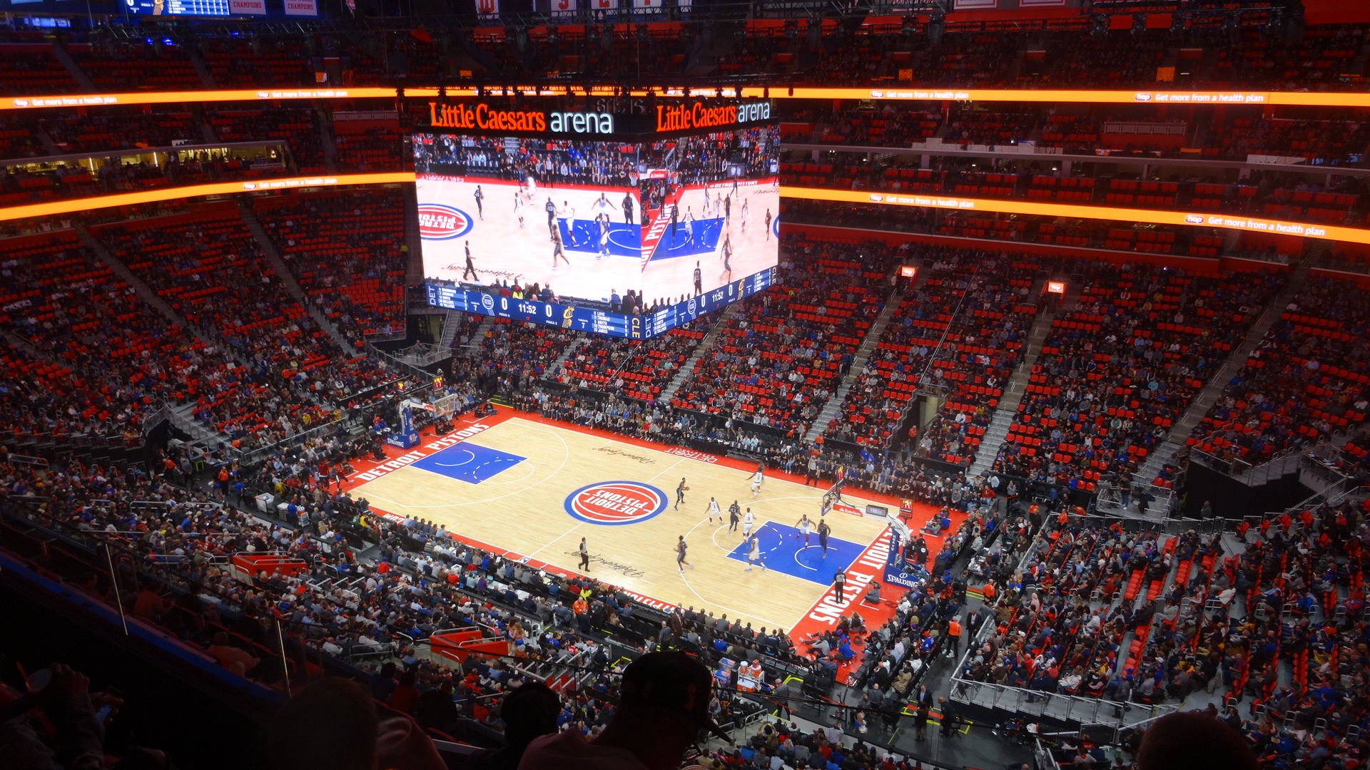 FSD shines new light on Pistons, Wings games at Little Caesars Arena