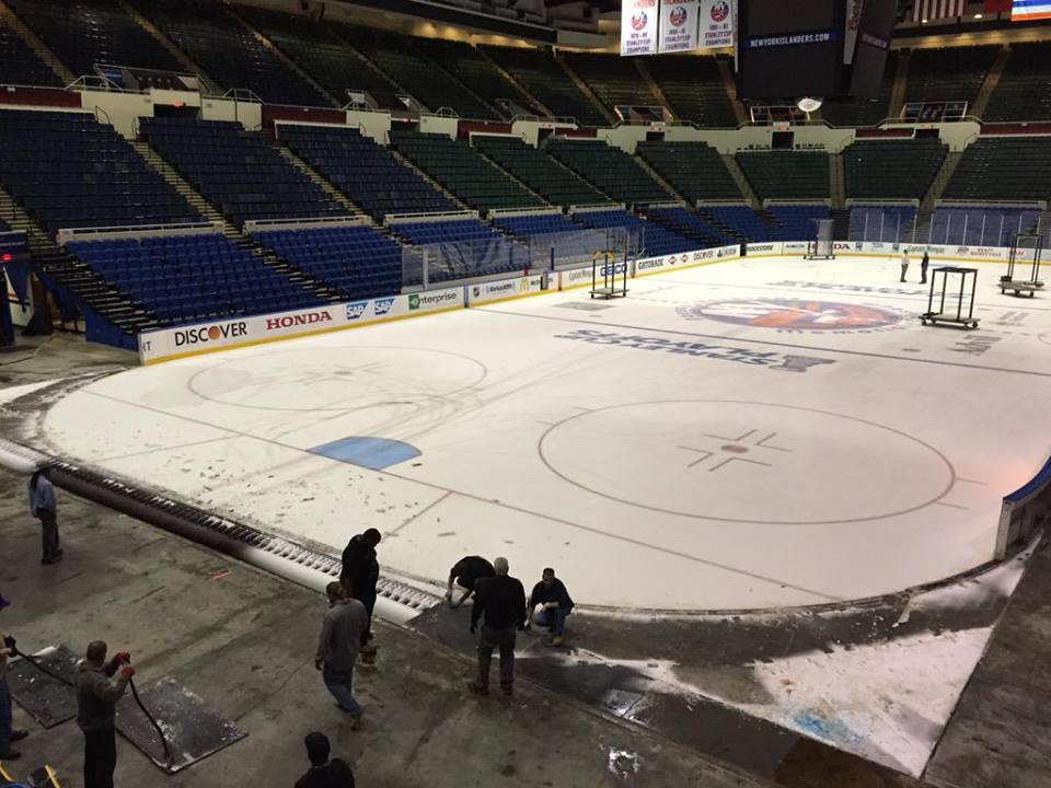 Nassau Coliseum ice