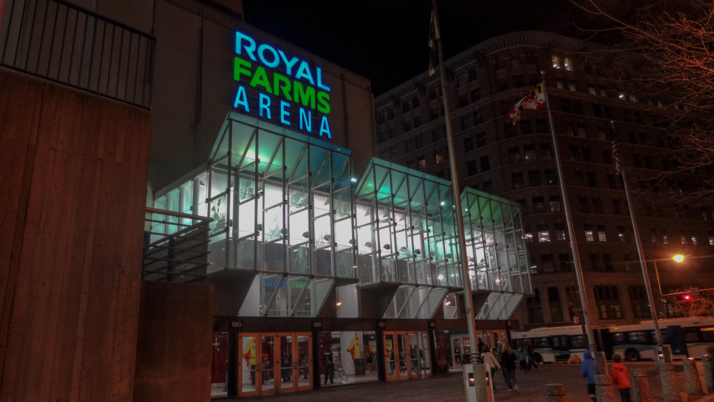 Royal Farms Arena Exterior