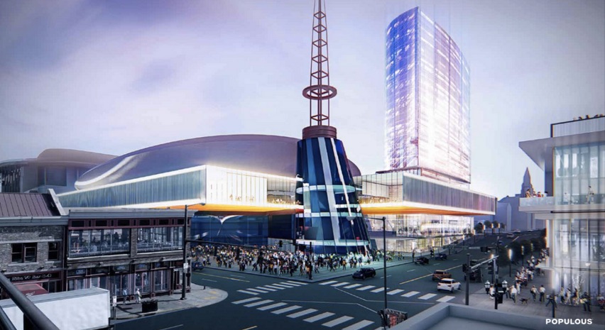 Proposed Bridgestone Arena changes