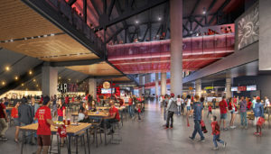 HawkWalk, Philips Arena renovations