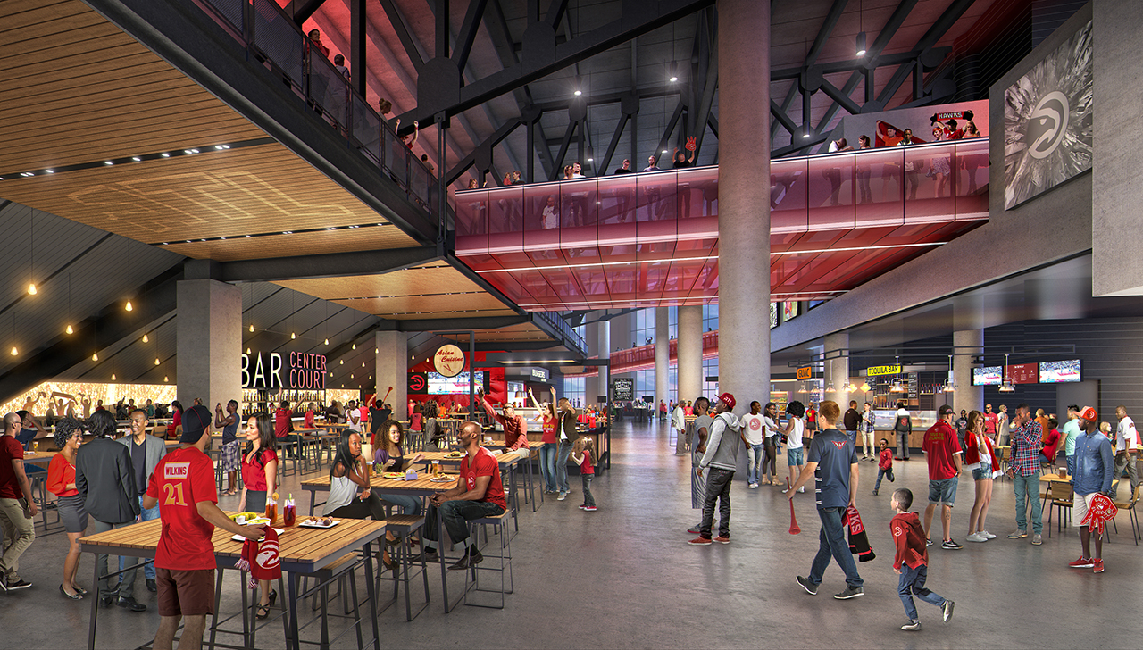 HawkWalk, Philips Arena renovations