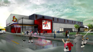 Yardmen Arena renovation rendering