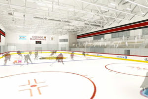 Chicago Blackhawks training center rendering