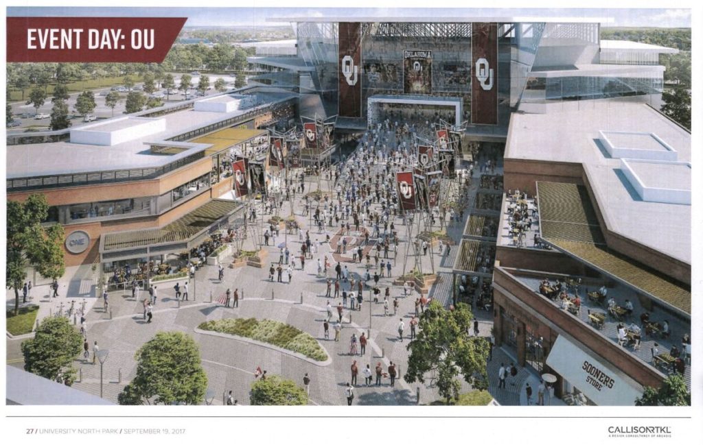 Proposed OU arena rendering