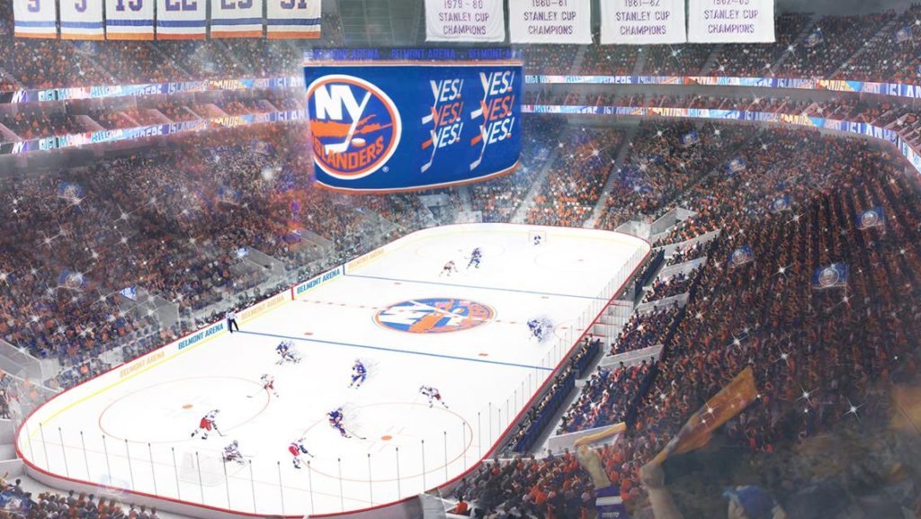 New York Islanders Belmont Park Arena Rendering