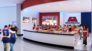 Capital One Arena renovation bar rendering