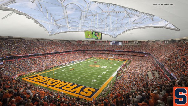 Carrier Dome renovation rendering