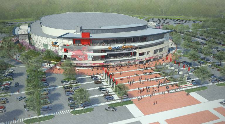 PNC Arena renovation rendering