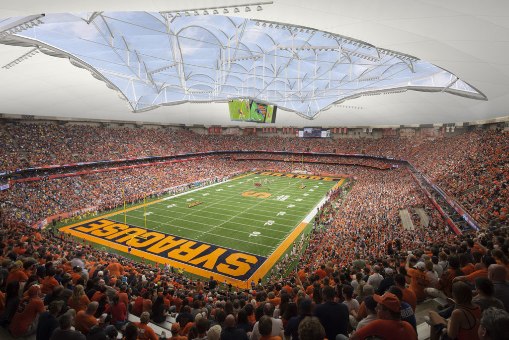 Carrier Dome renovation rendering