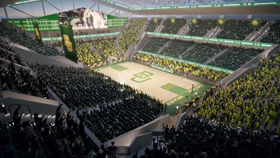 Baylor Basketball arena rendering