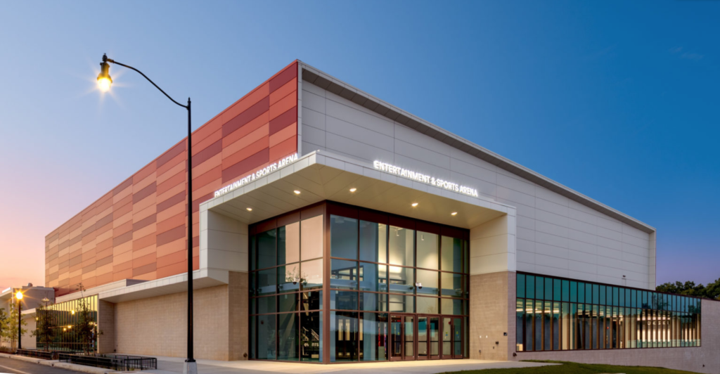 Entertainment and Sports Arena Exterior