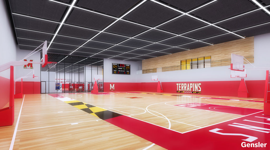 Maryland Basketball Performance Center Rendering