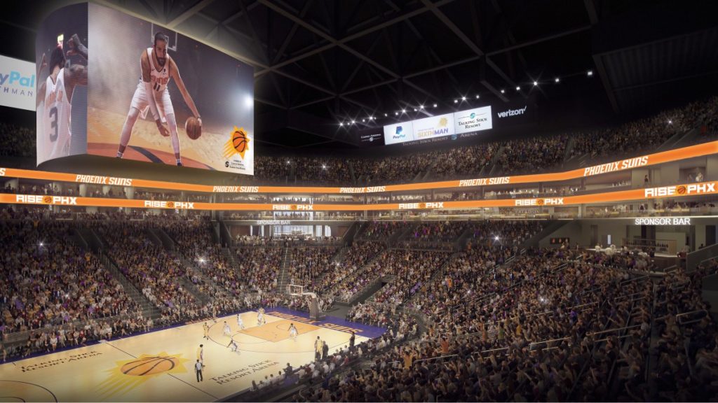 Talking Stick Resort Arena renovation rendering November 2019