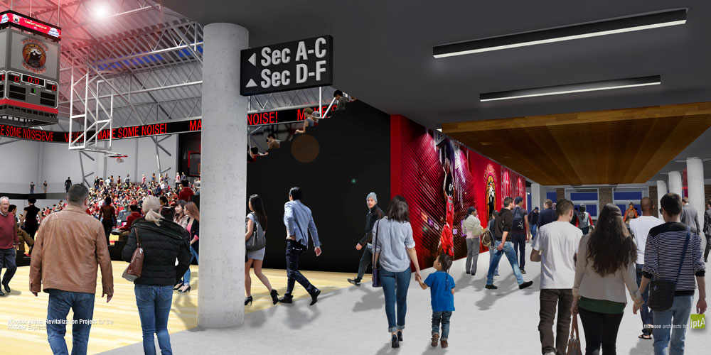 Windsor Arena renovation proposal rendering