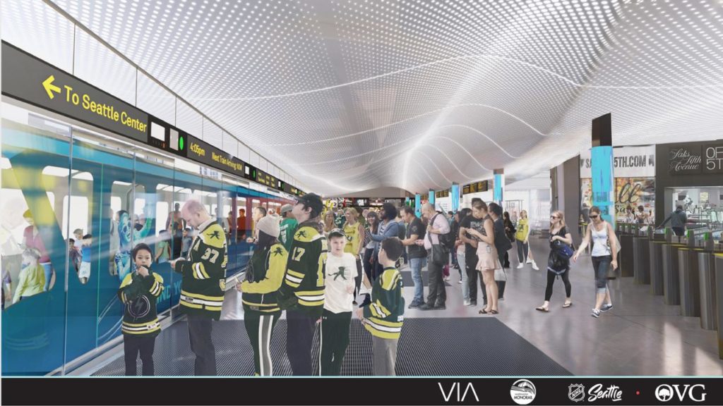 Seattle NHL Monorail rendering