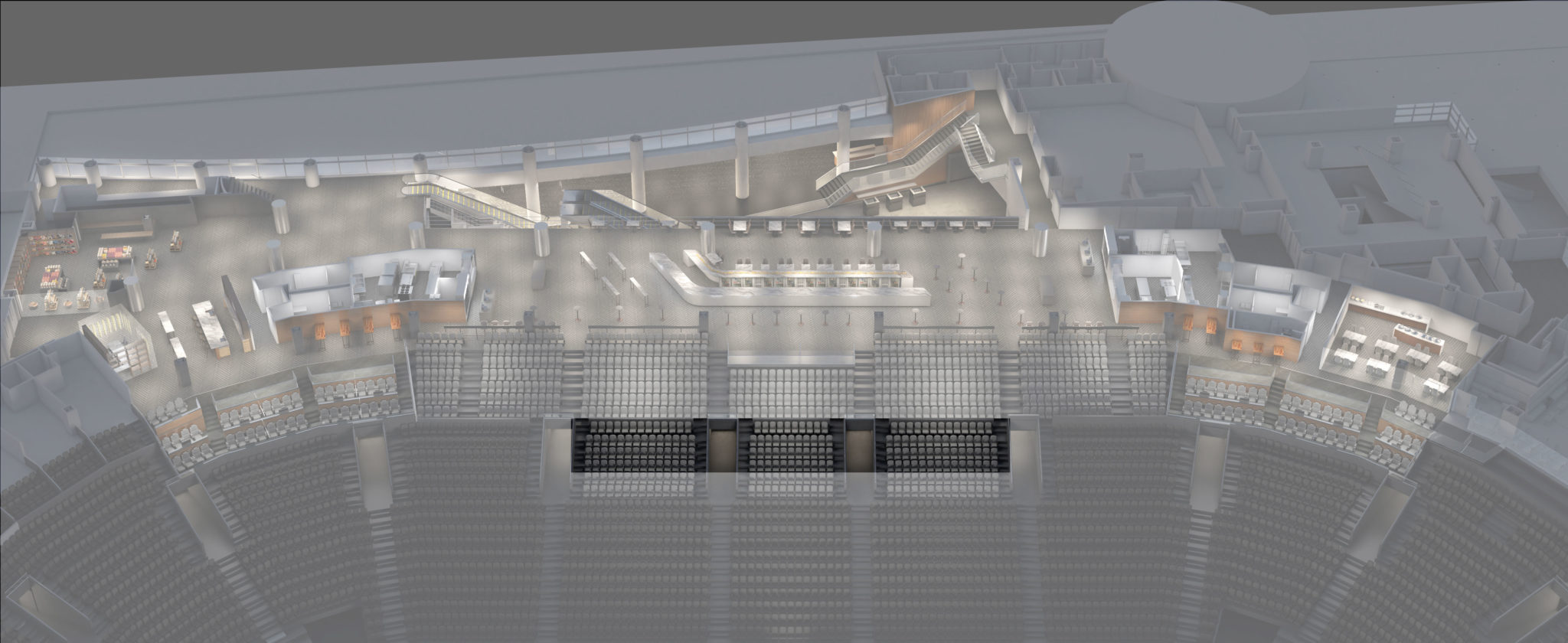 Wells Fargo Center Club Level Renovations on Tap Arena Digest