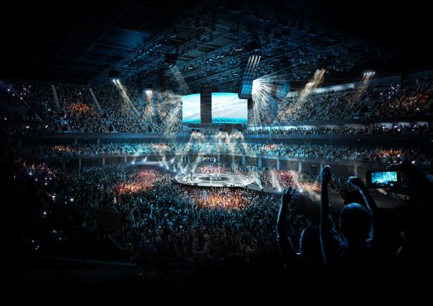 Proposed Manchester Arena rendering