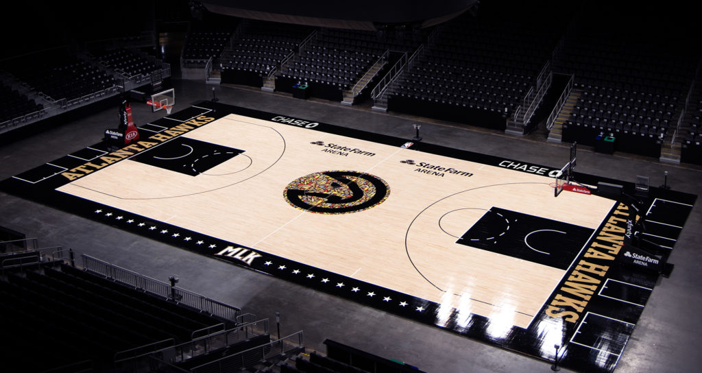 Atlanta Hawks Unveil MLK City Edition Court for 2020-21 NBA Season Today ( MLK DAY) – These Urban Times