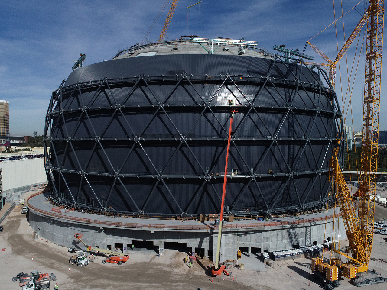 Las Vegas' MSG Sphere takes shape - Arena Digest