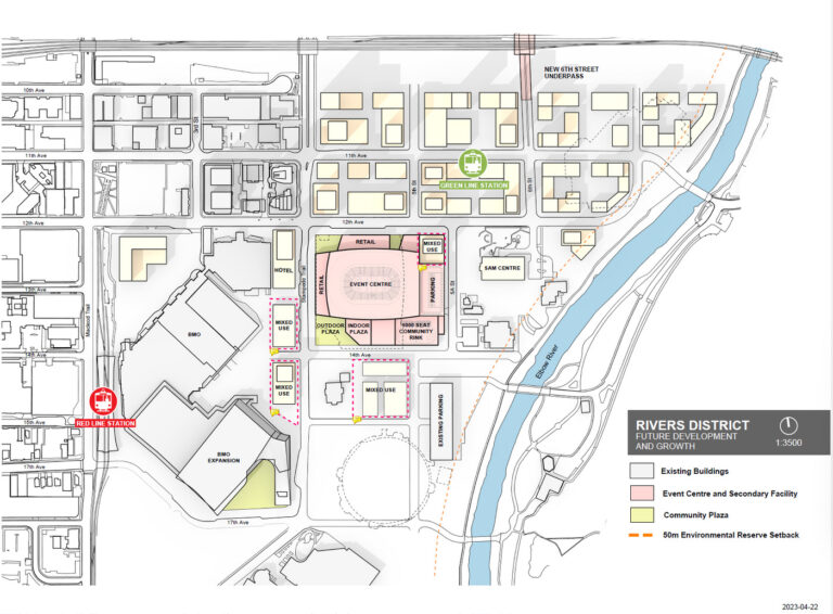 Deal Reached On New Calgary Arena Construction Begins In 2024 Arena   Calgaryarenaplan City 768x566 